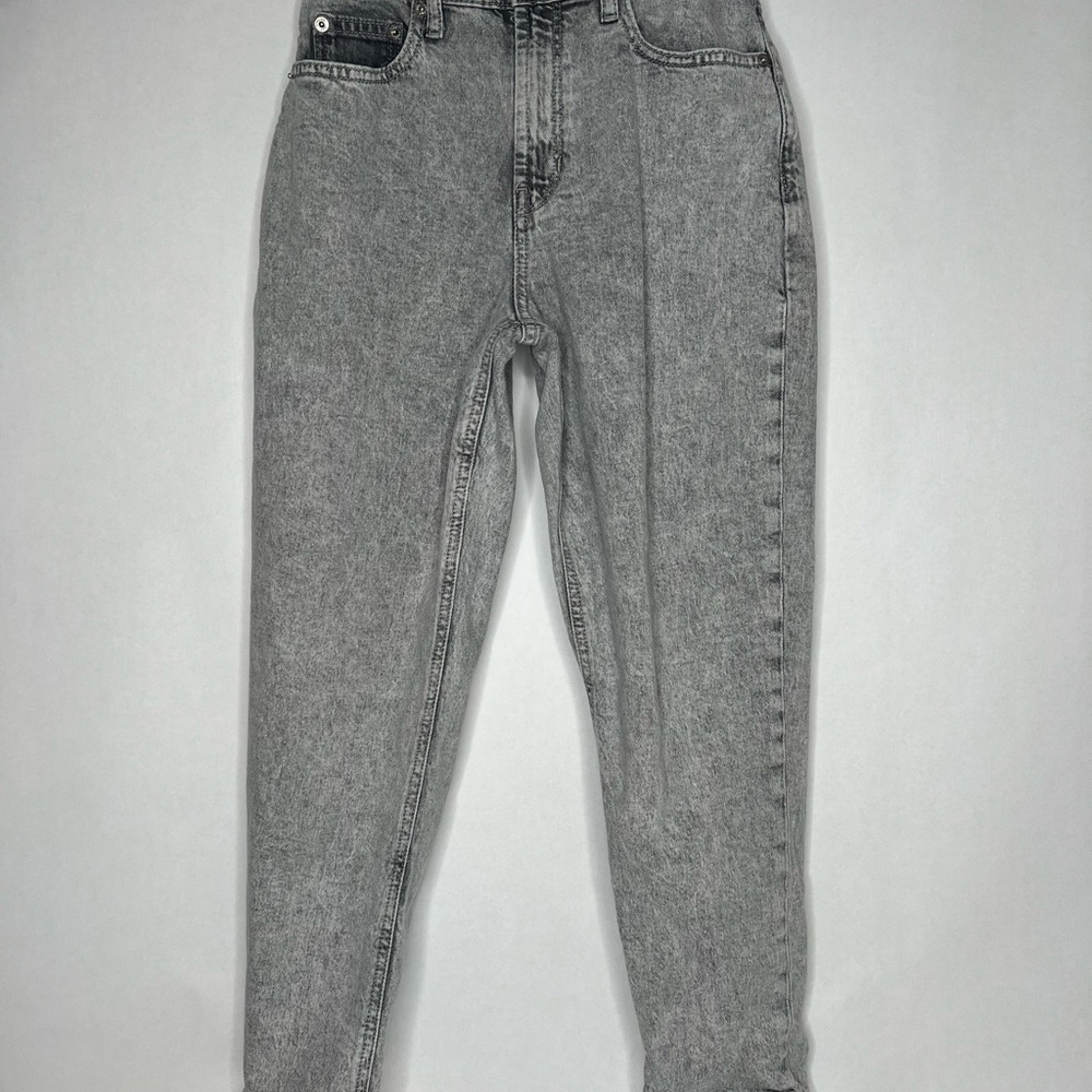 Gap Teen Girls Size 14 Stonewashed Gray‎ Mom Jeans
